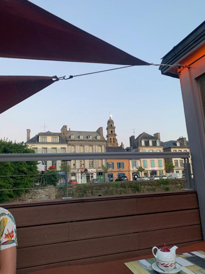 Ferienwohnung Nuit Sur Le Pont 5 Landerneau Exterior foto